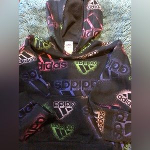 Girls adidas hoodie size medium 10-12
